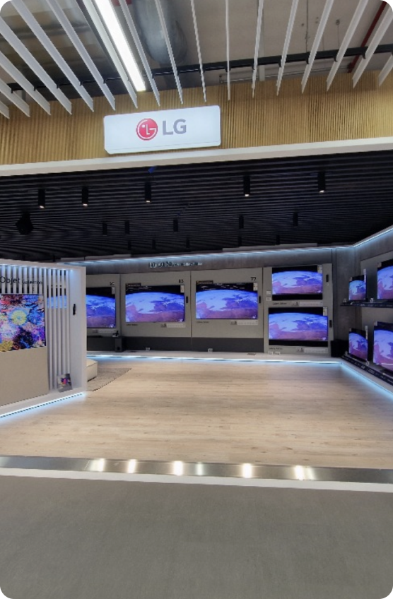 HS Ad Europe Marketingagentur LG in-store event